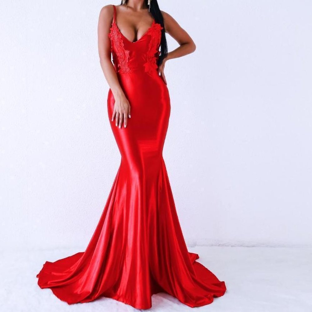 Sexy red dress